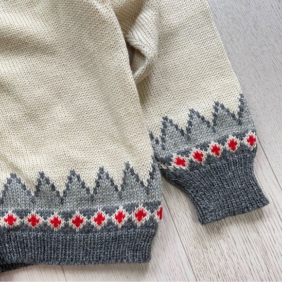 Vintage Sweaters Vintage Viking Hand Knit Pure Mothproof Wool